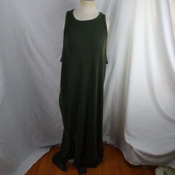 Torrid Women Green Long Tank Dress Size 4 - Picture 1 of 8